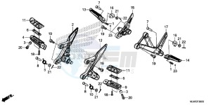 CBR500R England - (3ED) drawing STEP