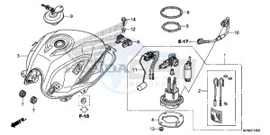 GLR1251WHH UK - (E) drawing FUEL TANK