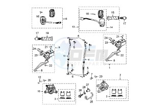 JET FORCE - 50 cc drawing BRAKE SYSTEM