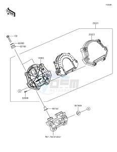 Z650 ER650HHF XX (EU ME A(FRICA) drawing Meter(s)