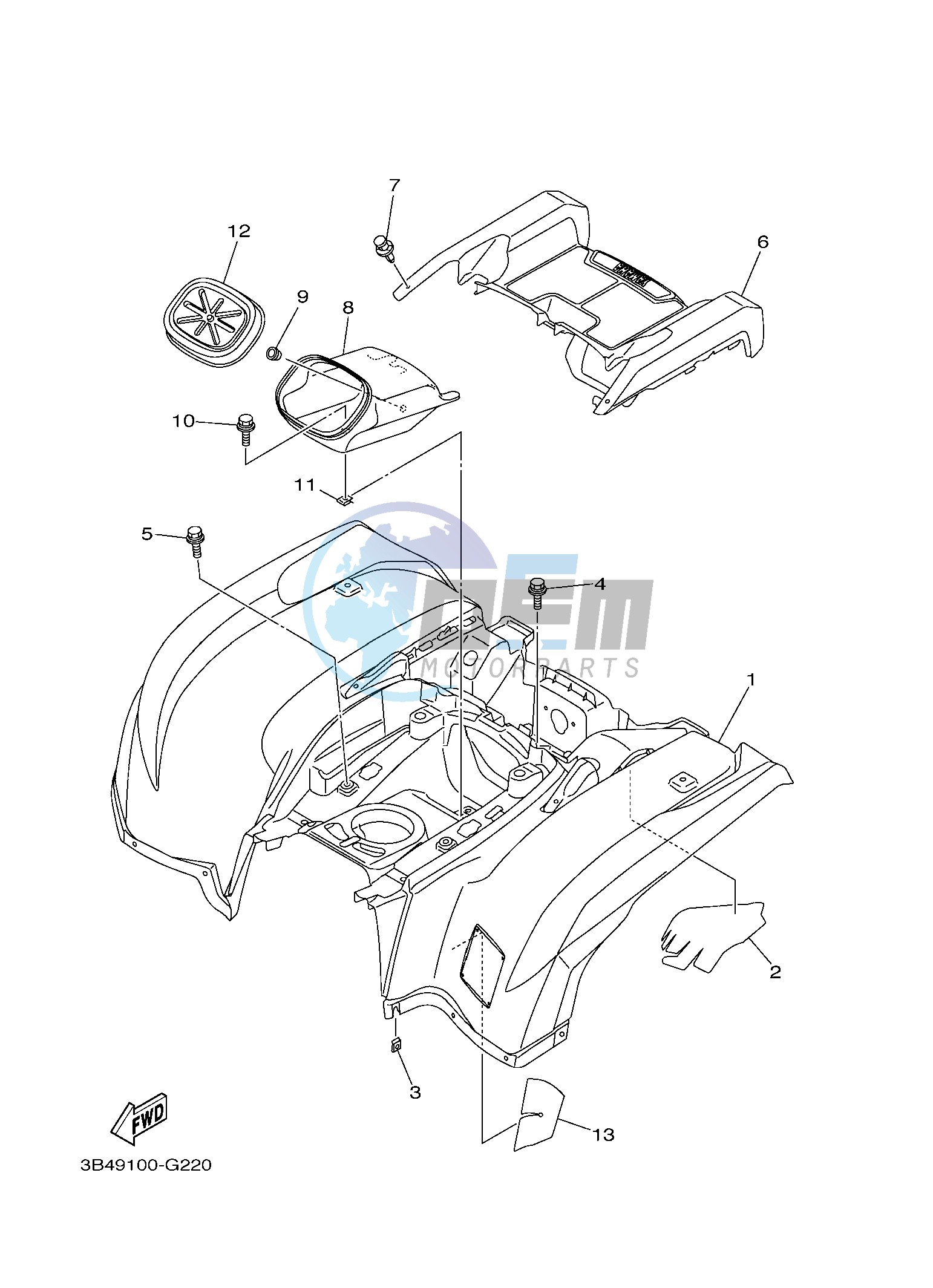 REAR FENDER