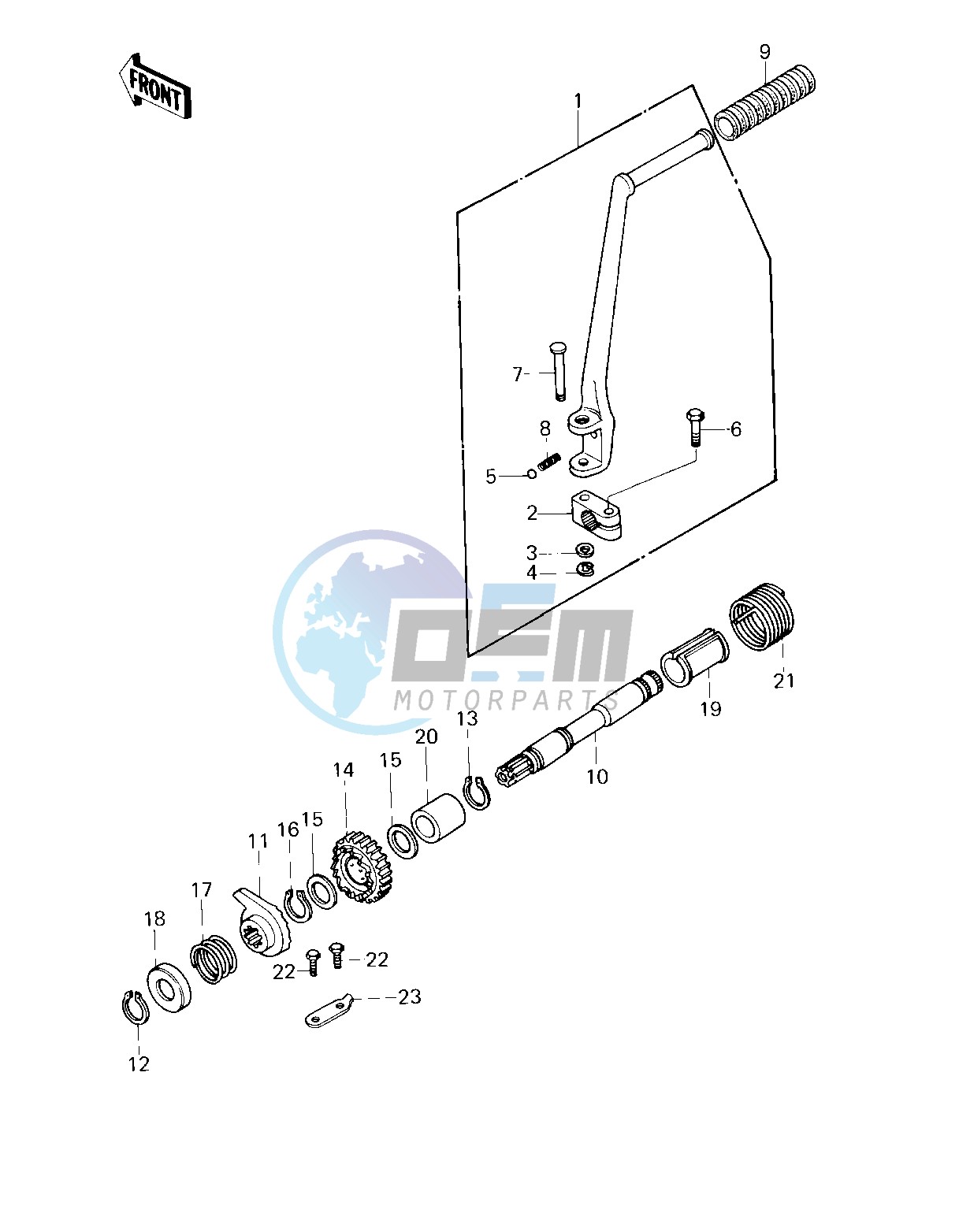 KICKSTARTER MECHANISM