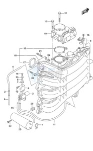 DF 150AP drawing Intake Manifold/Throttle Body