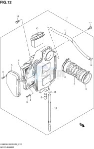 LS650 (E3-E28) SAVAGE drawing AIR CLEANER