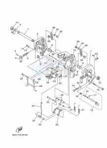 FT9-9LE drawing FRONT-FAIRING-BRACKET