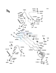 VN1700_VOYAGER_CUSTOM_ABS VN1700KEF GB XX (EU ME A(FRICA) drawing Brake Piping