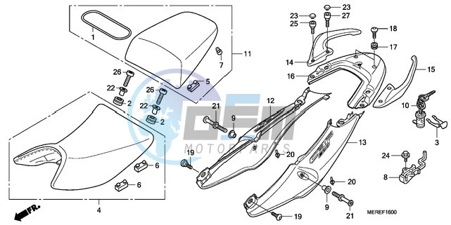 SEAT/SEAT COWL