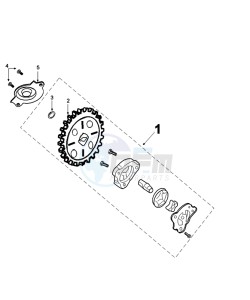 TWEET 125 C PRO drawing OIL PUMP