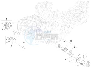 150 Sprint 4T 3V ie (EMEA) drawing Rocking levers support unit