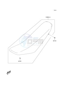 KLX 125 B [KLX125L] (B1-B3) [KLX125L] drawing SEAT