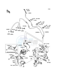 ER-6f ABS EX650B7F GB XX (EU ME A(FRICA) drawing Brake Piping