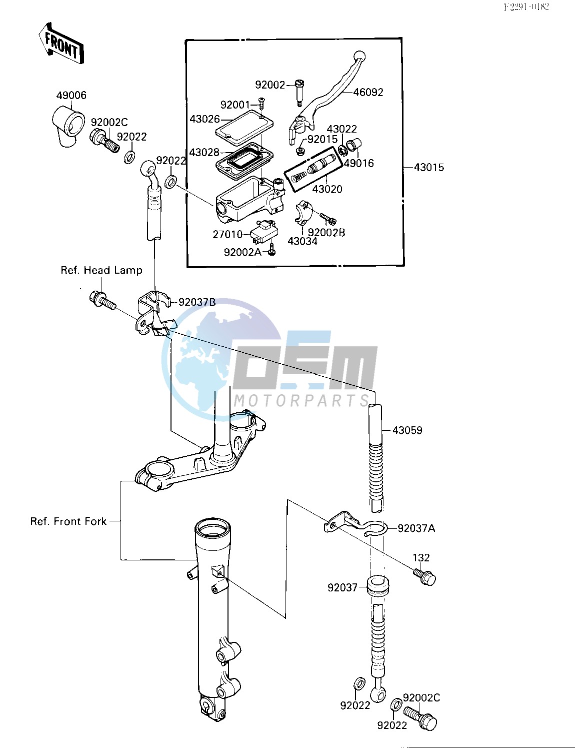 FRONT MASTER CYLINDER