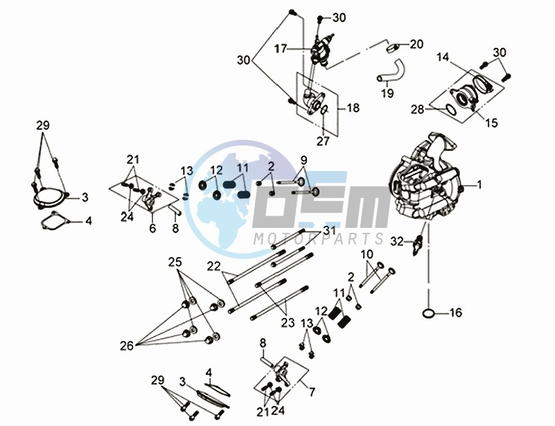 CYLINDER HEAD CPL