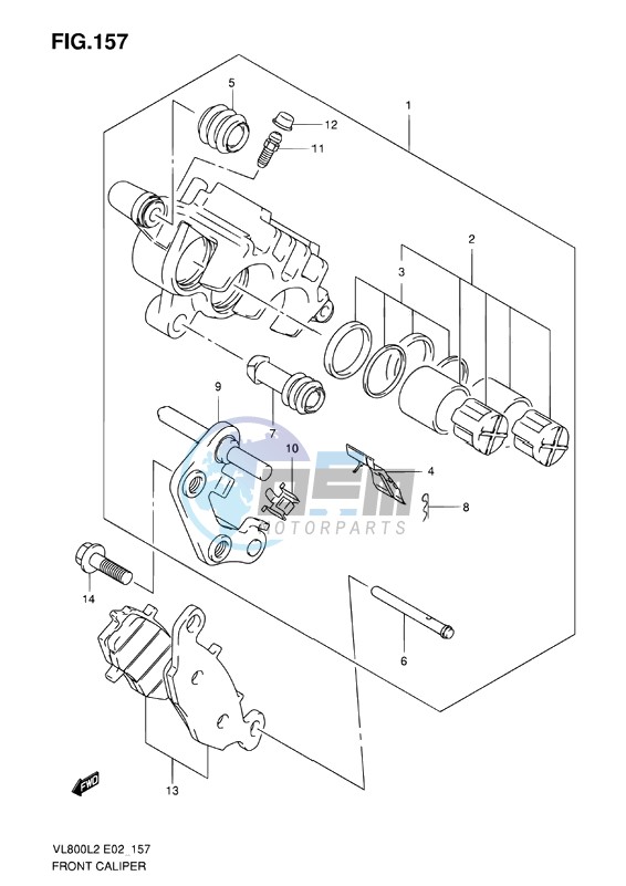 FRONT CALIPER