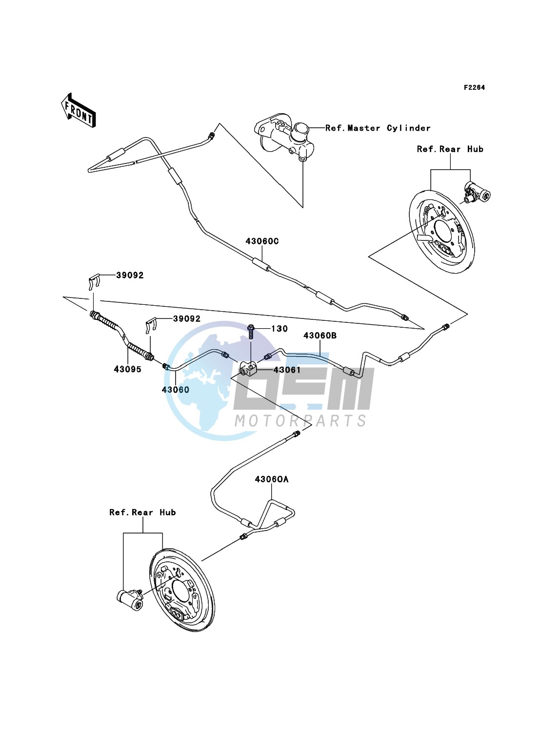 Rear Brake Piping