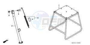 CRF450X9 Europe Direct - (ED) drawing STAND