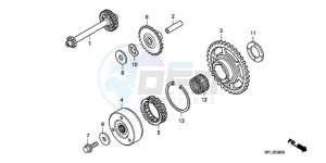 CBR1000RR9 Europe Direct - (ED / REP) drawing STARTING CLUTCH