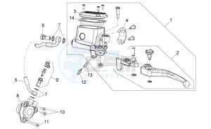 Shiver 750 (AA, JP, K, MAL, T, TW) drawing Clutch pump