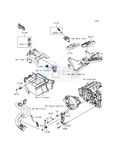 Z300 ER300AFF XX (EU ME A(FRICA) drawing Fuel Injection