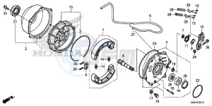 TRX420FE1G TRX420 Europe Direct - (ED) drawing REAR BRAKE PANEL