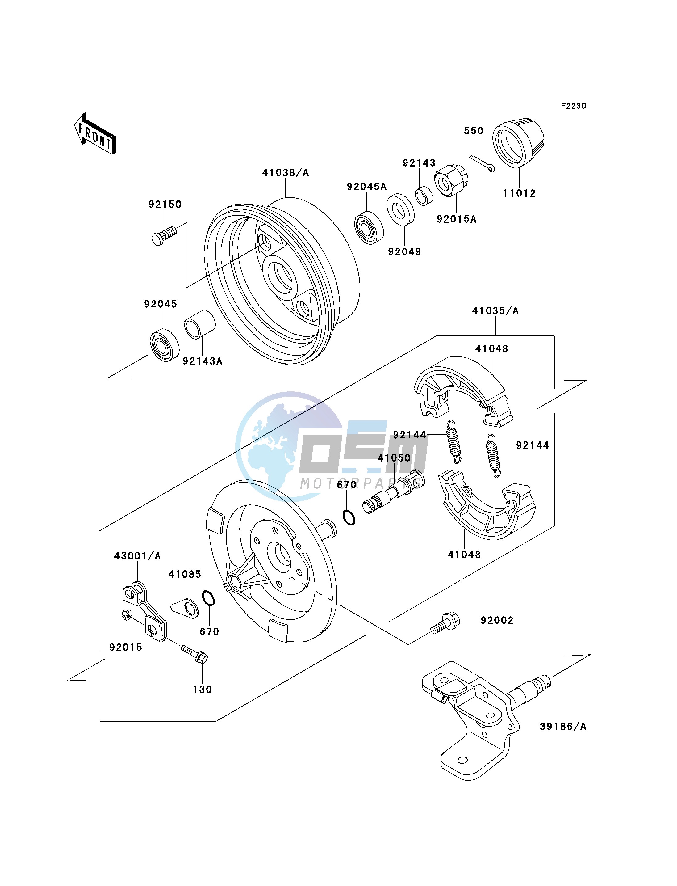 FRONT HUB