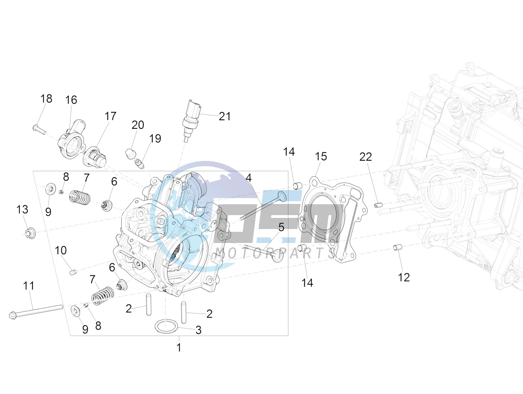 Cylinder head unit - Valve