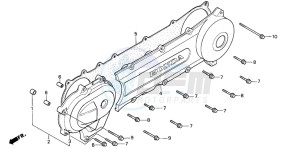 PK50SM drawing LEFT SIDE COVER