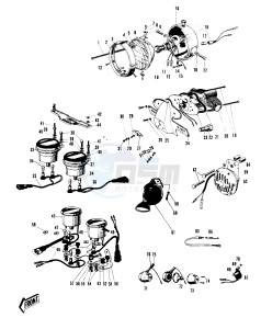 W1 W2 TT SS [COMMANDER) (TT-SS ) 650 [COMMANDER) drawing METERS_LIGHTS -- LATE PRODUCTION- -