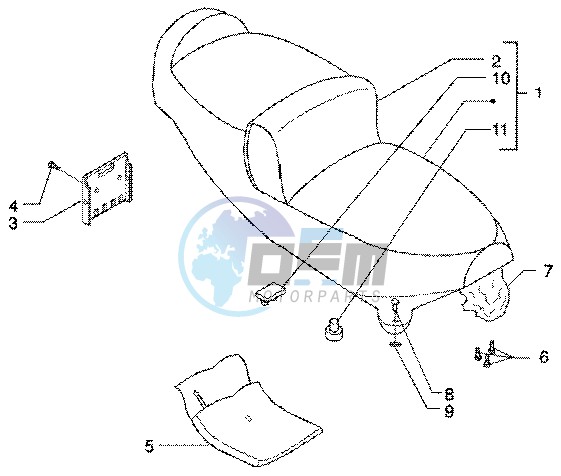 Saddle - Tools Kit