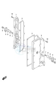 DF 250 drawing Exhaust Cover