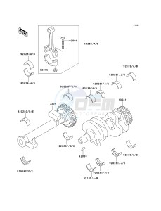 EX 500 D [NINJA 500R] (D6F-D9F) D6F drawing CRANKSHAFT