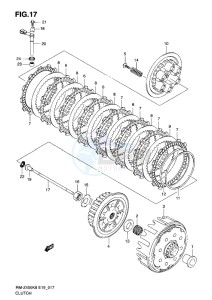 RM-Z 450 drawing CLUTCH