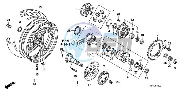 REAR WHEEL