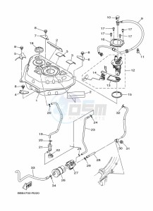 CZD300-A XMAX 300 TECH MAX (BY36) drawing CRANKCASE