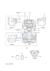 YFM700FWAD YFM70GPLG GRIZZLY 700 EPS LIMITED EDITION (B315) drawing EMBLEM & LABEL 1