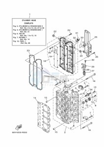 F115AETX drawing CYLINDER--CRANKCASE-2