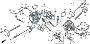 XL1000V VARADERO drawing CARBURETOR (COMPONENT PARTS)