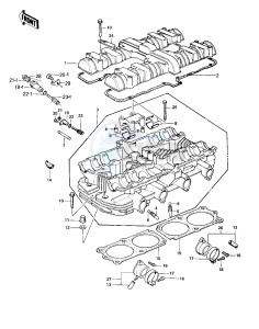 KZ 900 A (A4-A5) drawing CYLINDER HEAD_COVER