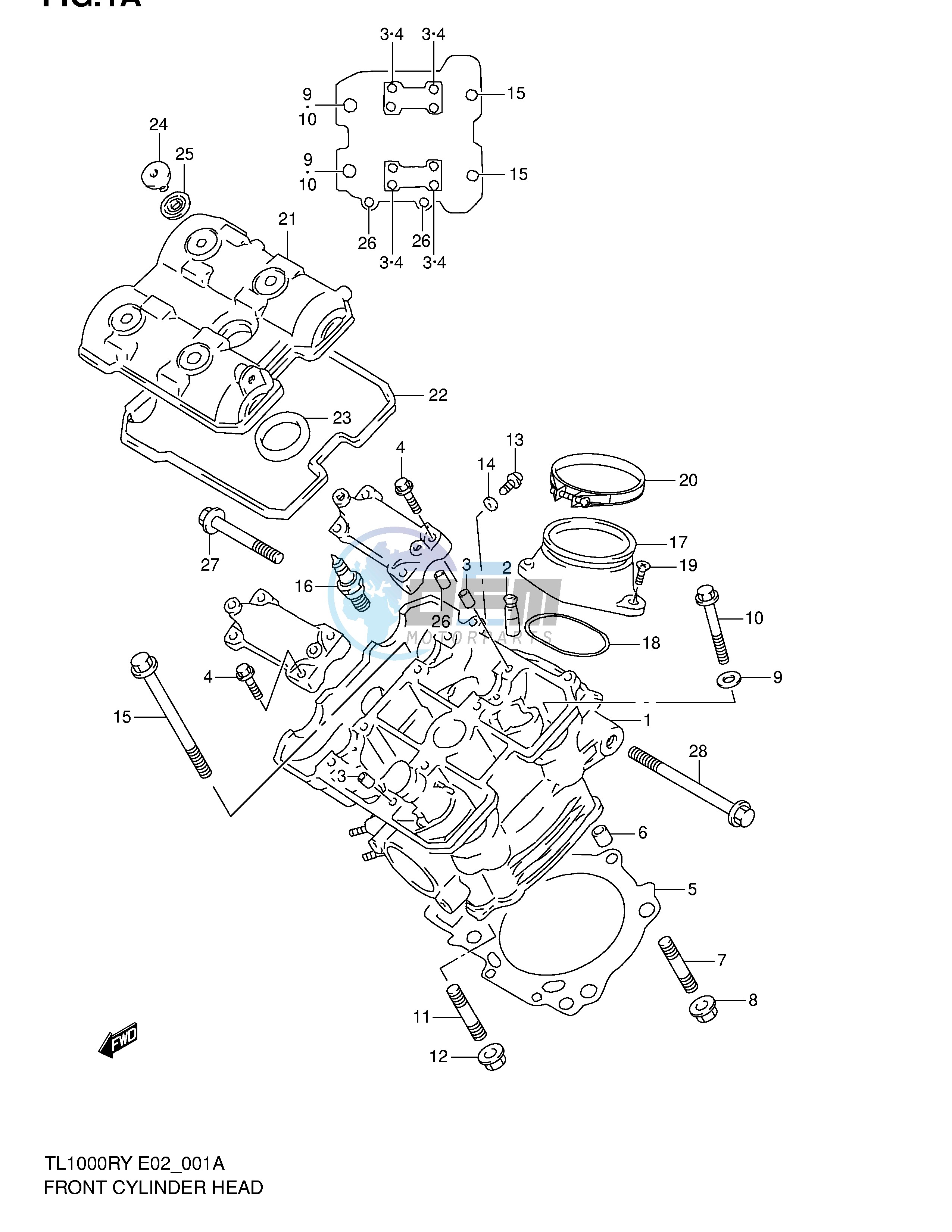 FRONT CYLINDER HEAD