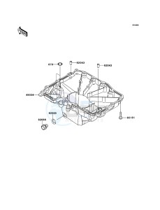 Z1000SX ZX1000GCF FR GB XX (EU ME A(FRICA) drawing Oil Pan