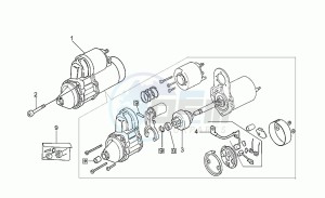 California 1100 Special Special drawing Starter motor