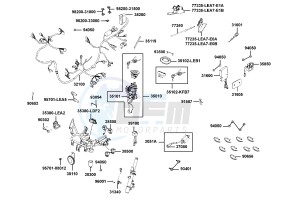 DOWNTOWN 125 I Italy drawing Wire Harness