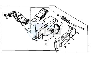 ATTILA - 125 cc drawing INTAKE