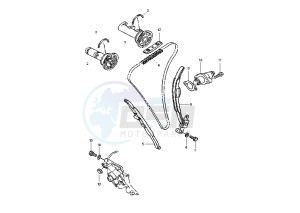 YZ F 250 drawing CAMSHAFT – CHAIN