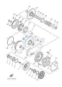 YXC700E YXC70VPXG VIKING VI (B853) drawing CLUTCH