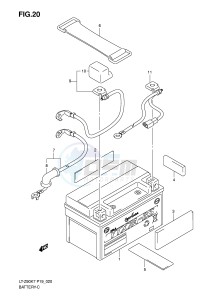 LT-Z90 (P19) drawing BATTERY