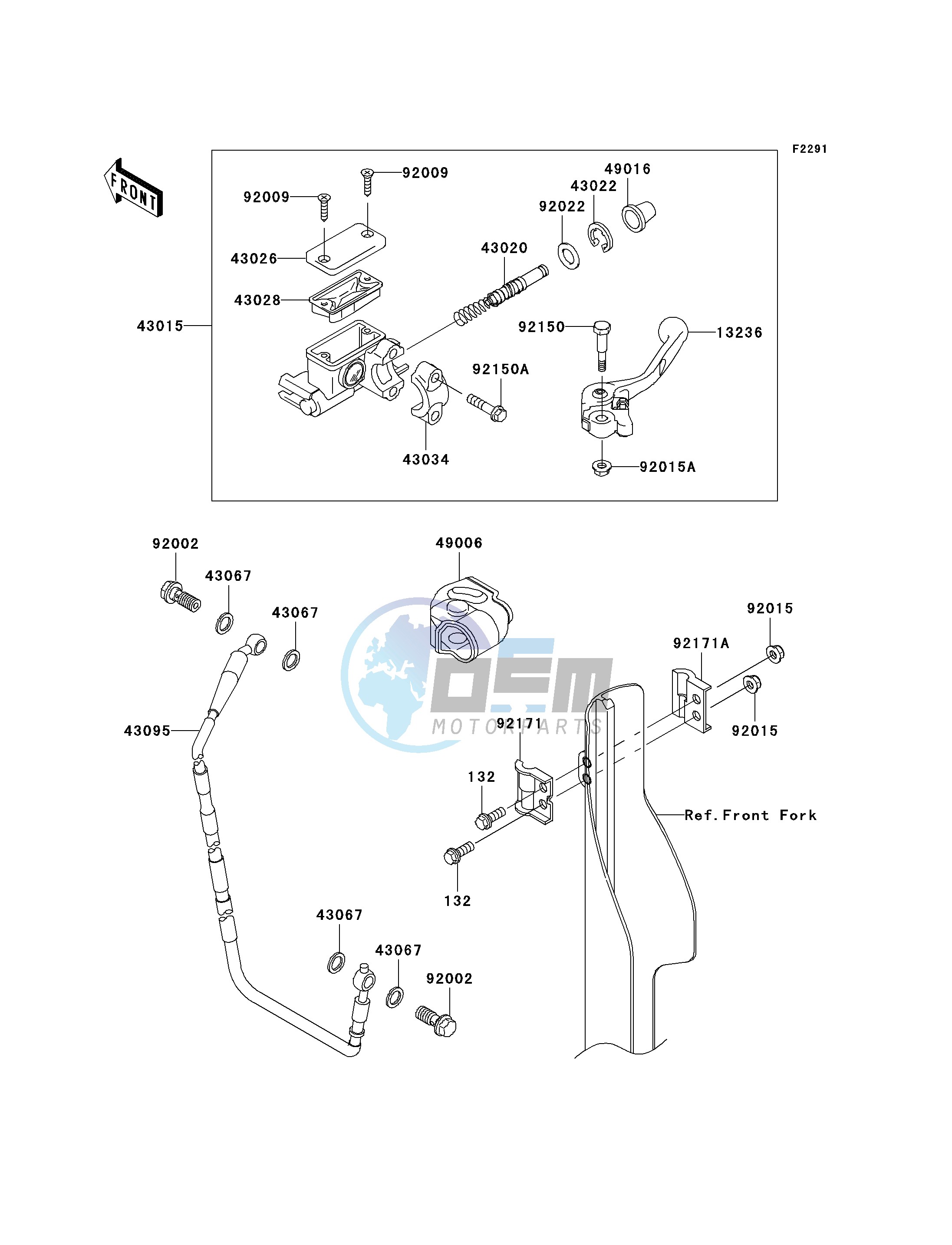 FRONT MASTER CYLINDER