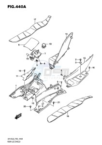 UH125 BURGMAN EU drawing REAR LEG SHIELD