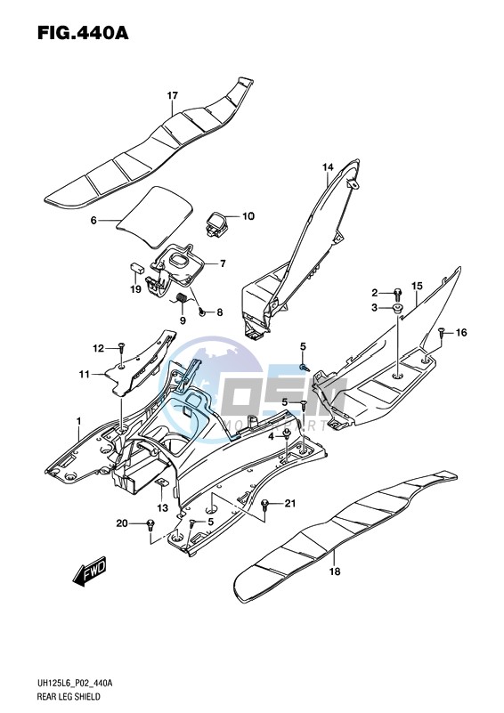 REAR LEG SHIELD