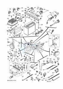 YFM700FWBD KODIAK 700 EPS (BGF1) drawing ELECTRICAL 1